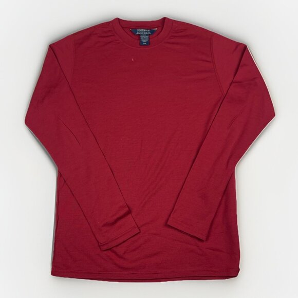 Yukonwool New Zealand 100% Made in Canada Merino Wool Base layer shirt Men S Red - Picture 1 of 16